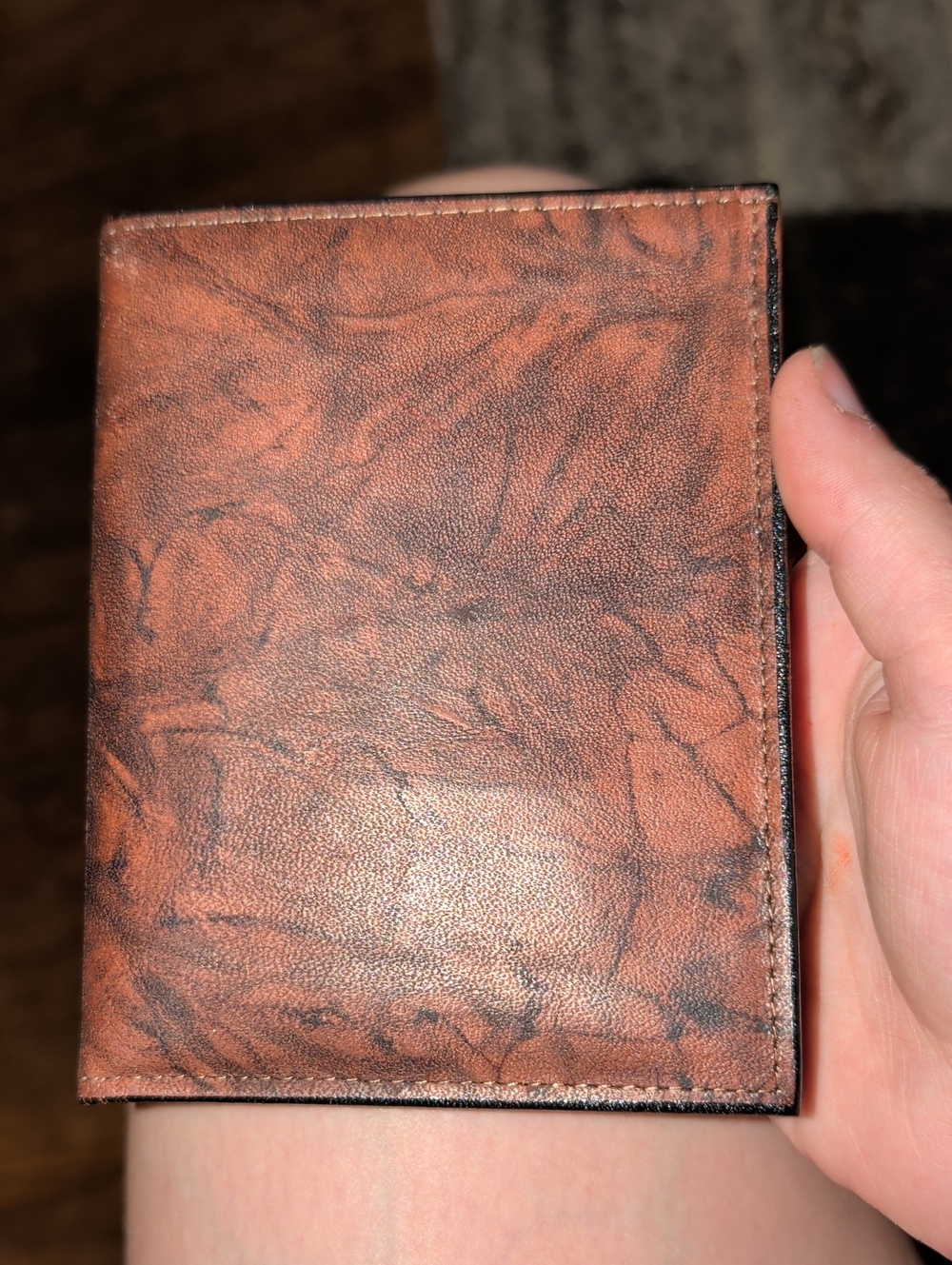 Vintage Rolfs American Classic Brown Genuine Cowhide  Leather Bi-Fold Wallet